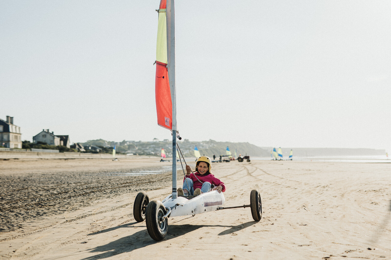 Activité nautique sur la plage d’Asnelles